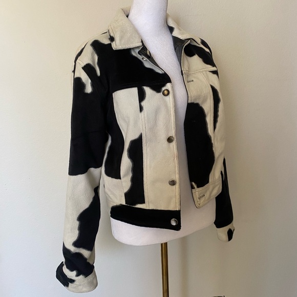 Reversible Cow Print Jacket size small - Picture 9 of 9